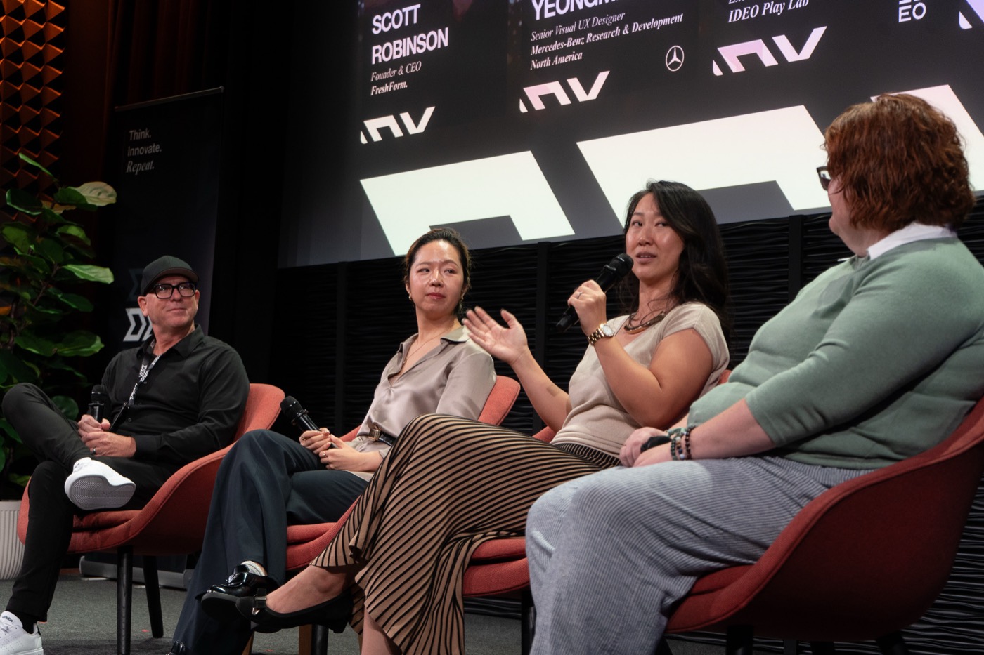 The Drive, Play, Eat panel on the main stage